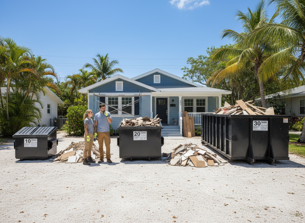 Choosing the Right Dumpster Size for a Nokomis Home Renovation