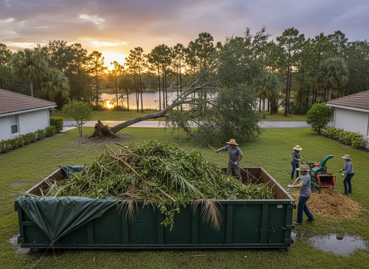 Handling Yard Waste After Summer Storms in Nokomis